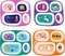 4E’s Novelty Kids Melamine Dinner Plates Set of 4 for Girls – Divided Plates for Picky Eaters, BPA-Free, Princess, Unicorn, Cat & Sea Life Toddler Plates
